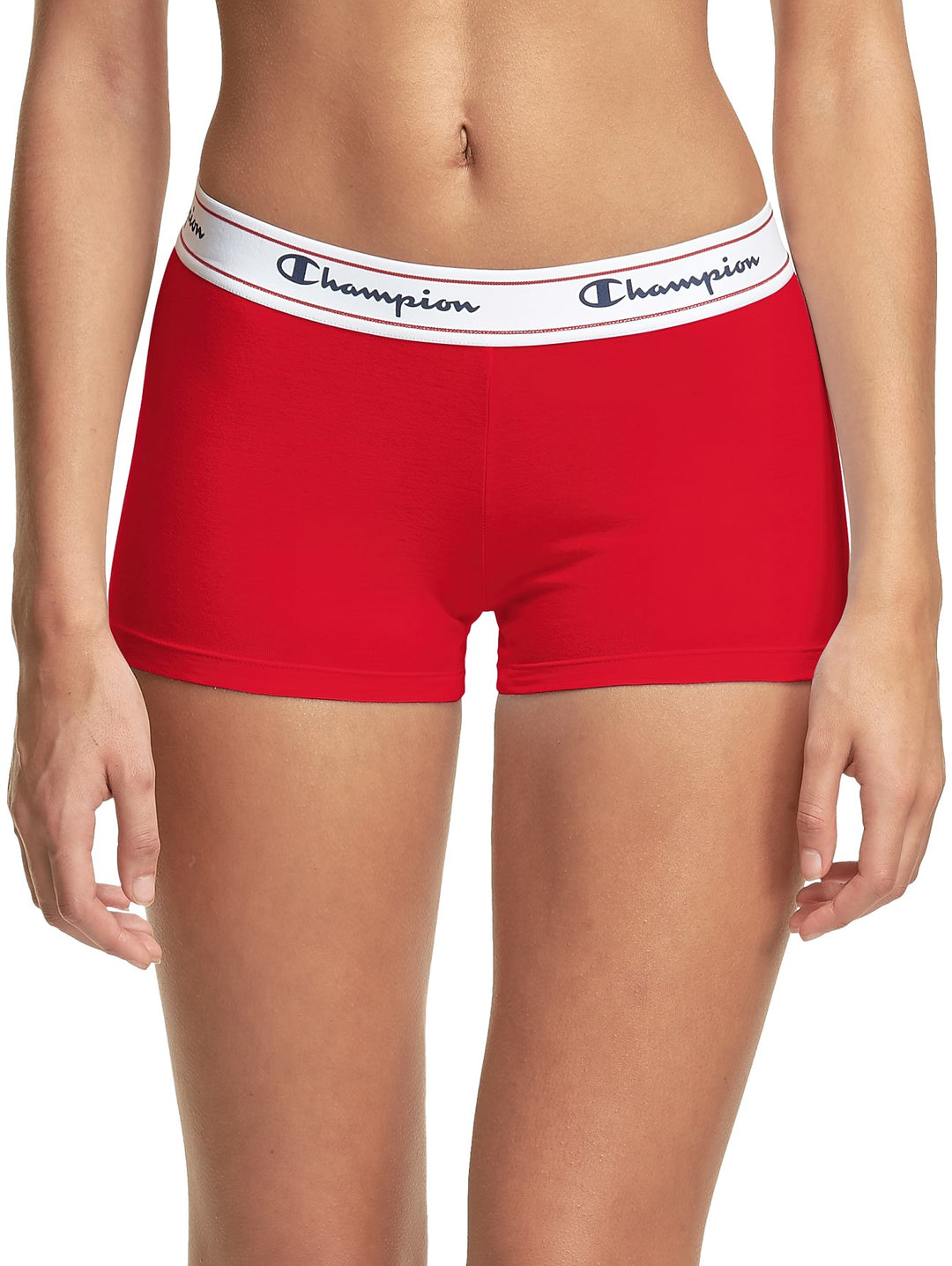 Boyshort Champion Cotton Stretch Rojo para Mujer