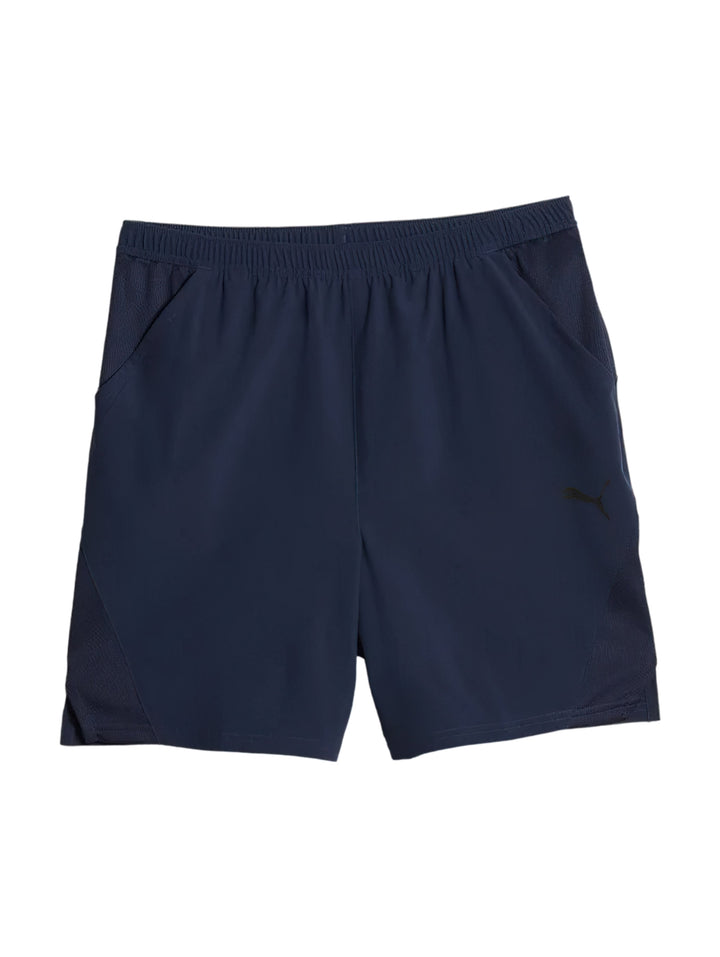 Pantalones cortos deportivos PUMA FIT ULTRABREATHE 7 en color azul marino.