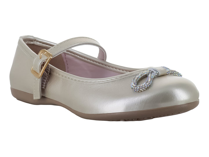 Zapatos Planos Tropicana Color Champagne para Niña