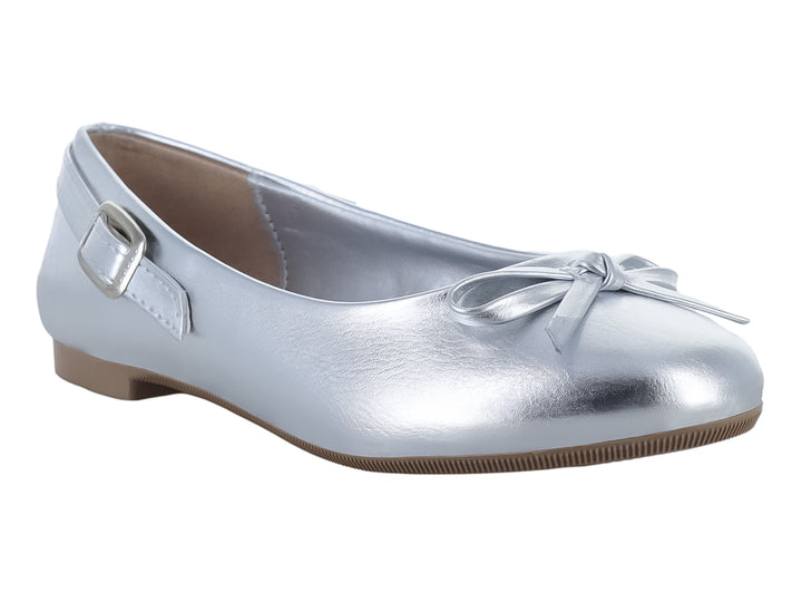 Zapatos Ballerinas Tropicana Color Plata para Niña