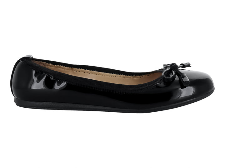 Zapatos Ballerina de Charol Negro Tropicana para Niña