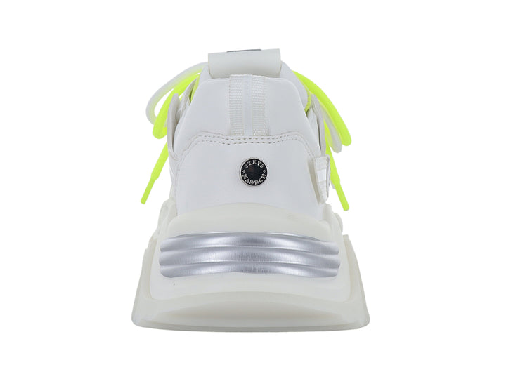 Tenis Steve Madden Blanco y Plata para Mujer