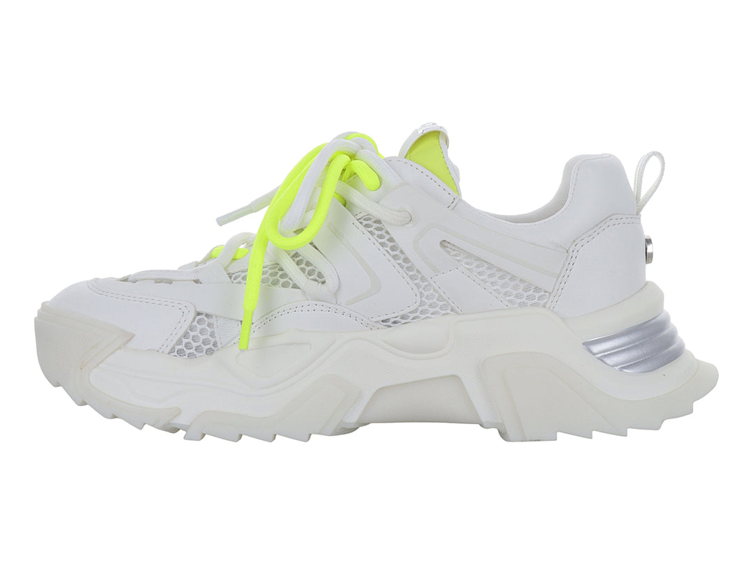 Tenis Steve Madden Blanco y Plata para Mujer