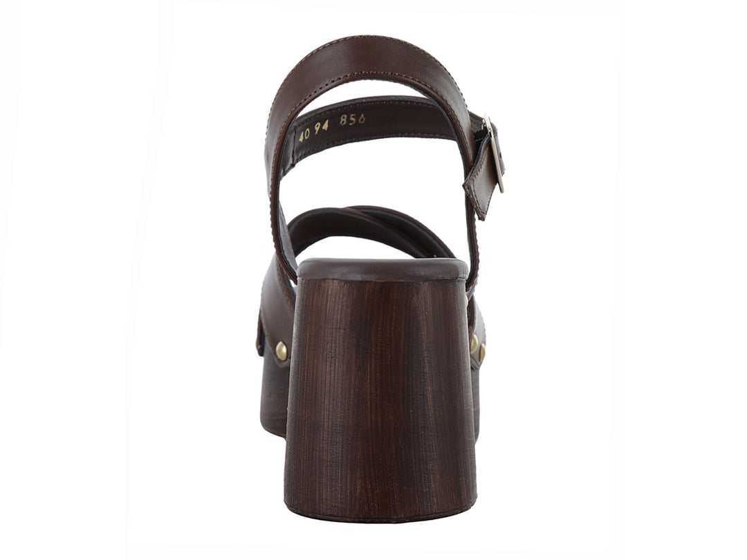 Sandalias Senties Café para Mujer