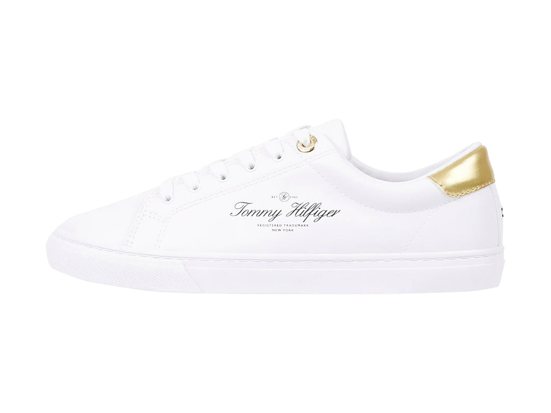 Tenis Tommy Hilfiger Graphic Court Blancos para Mujer