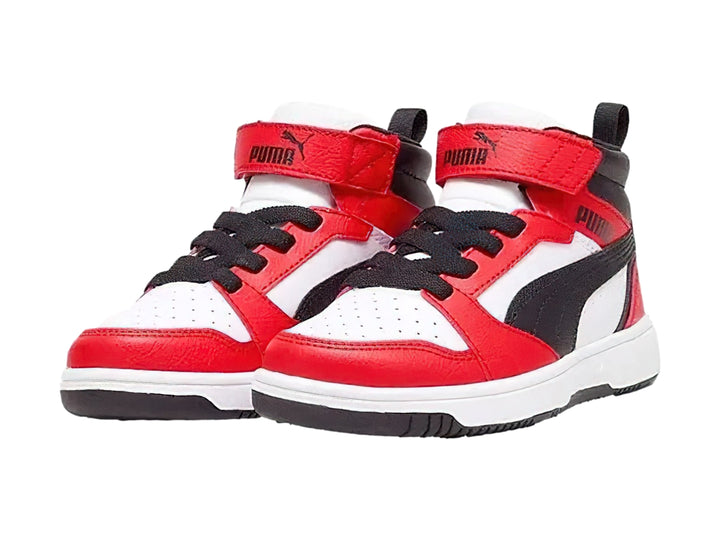 Tenis PUMA Rebound V6 Mid Multicolor para Nino