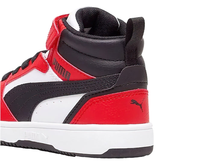 Tenis PUMA Rebound V6 Mid Multicolor para Nino