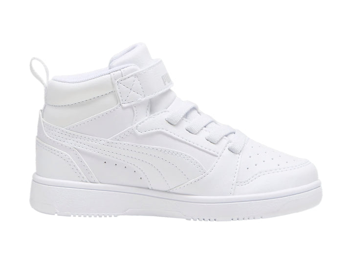 Tenis PUMA Rebound V6 Mid Blancos para Nino