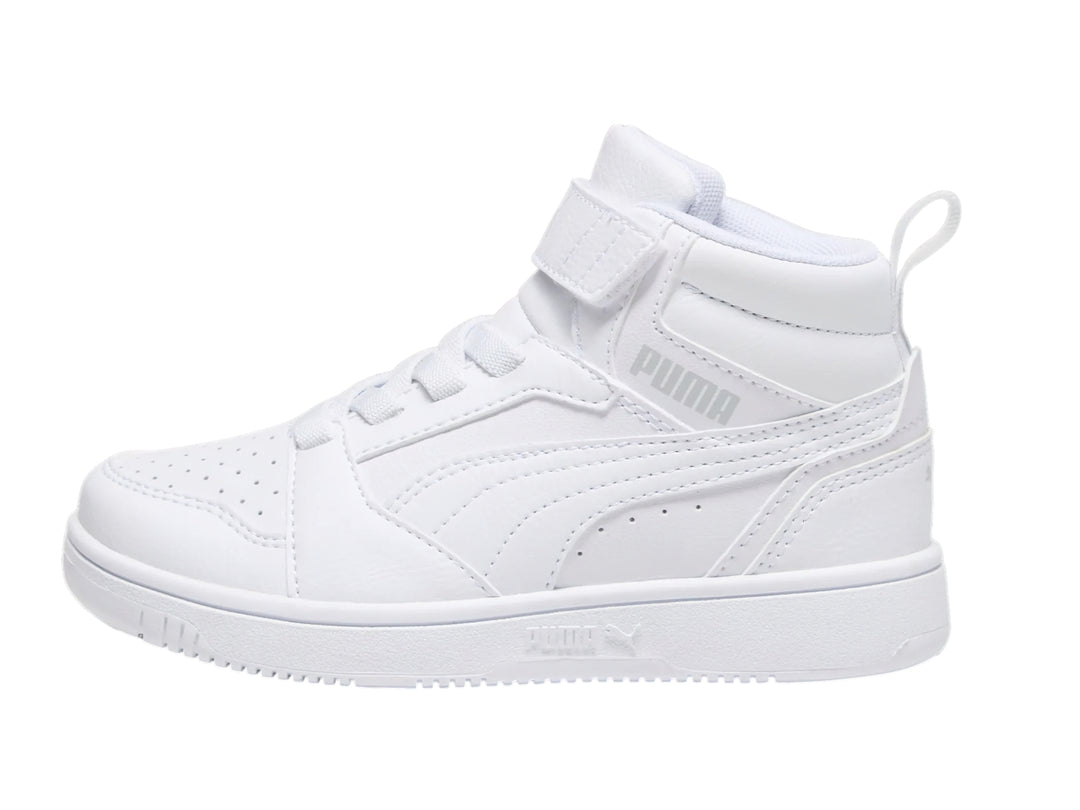 Tenis PUMA Rebound V6 Mid Blancos para Nino