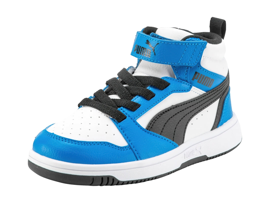 Tenis PUMA Rebound V6 Mid Multicolor para Nino