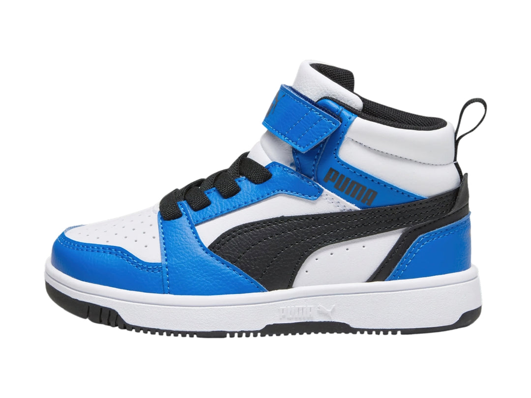 Tenis PUMA Rebound V6 Mid Multicolor para Nino