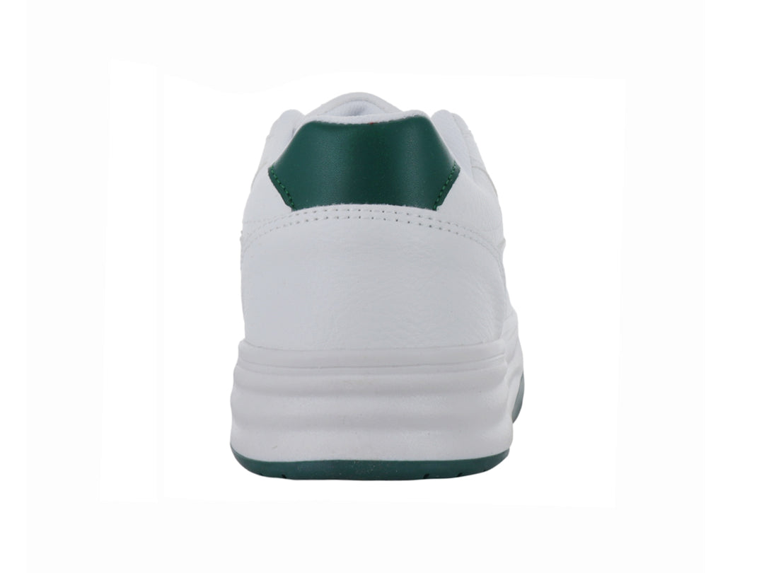 Tenis deportivos Clasben modelo Sidney en color blanco con detalles y estrella en verde.