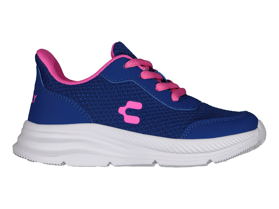 Tenis Charly Azul Blanco y Rosa para Niña