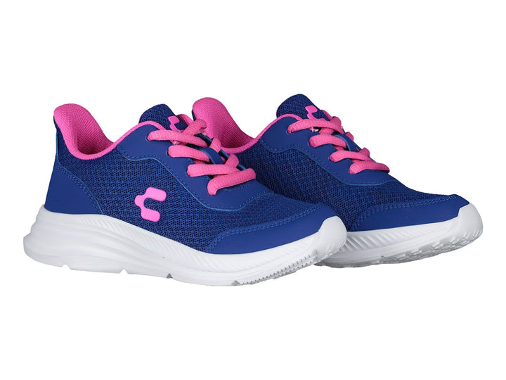 Tenis Charly Azul Blanco y Rosa para Niña