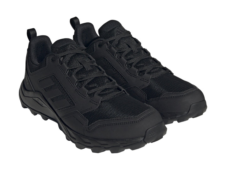 Tenis deportivos Adidas Terrex Tracerocker 2 en color negro, vista lateral sobre fondo blanco.