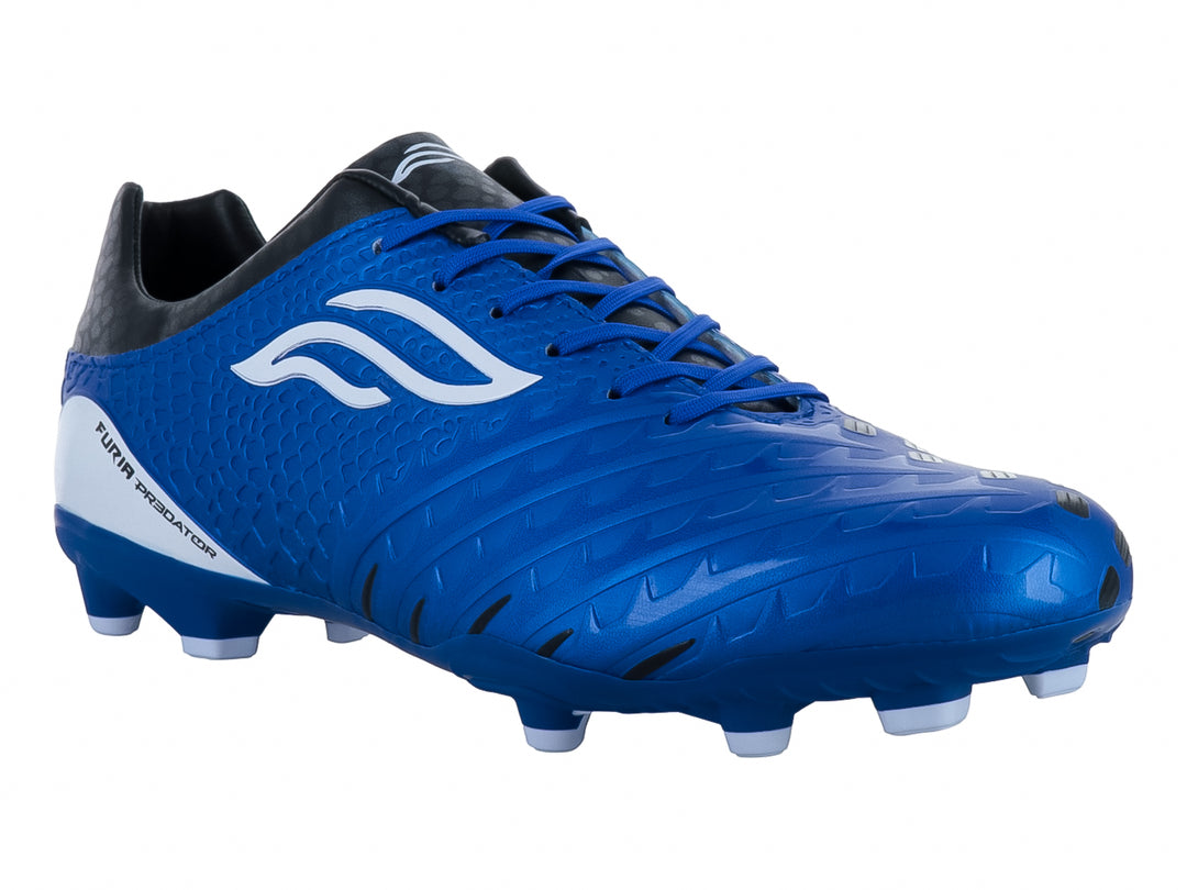 Tenis de Fútbol Furia 1910 Azul y Blanco para Hombre