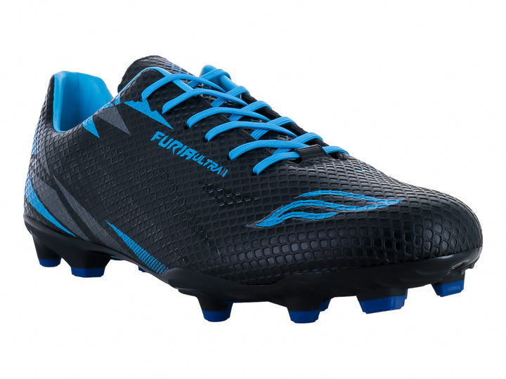 Tenis de Fútbol Furia Negro y Azul para Hombre