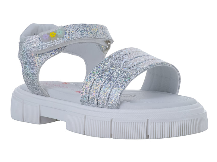 Sandalias Teen Bambino Plata para Niña