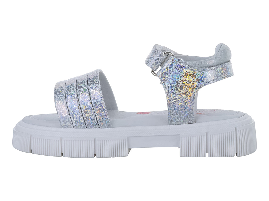 Sandalias Teen Bambino Plata para Niña