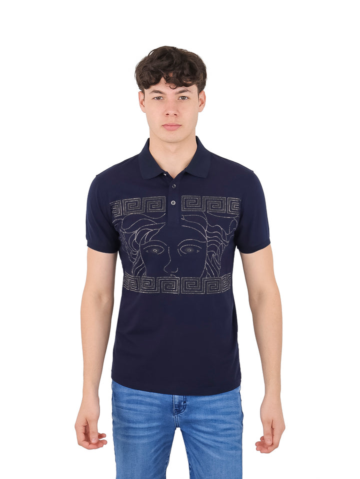 Playera Polo Pavini Azul Marino para Hombre