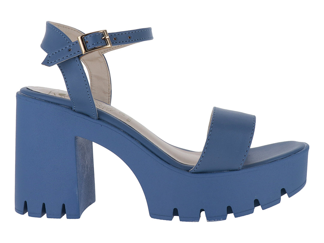 Sandalias Luna Rosa Azul Mezclilla para Mujer
