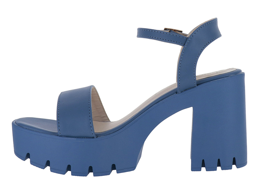 Sandalias Luna Rosa Azul Mezclilla para Mujer