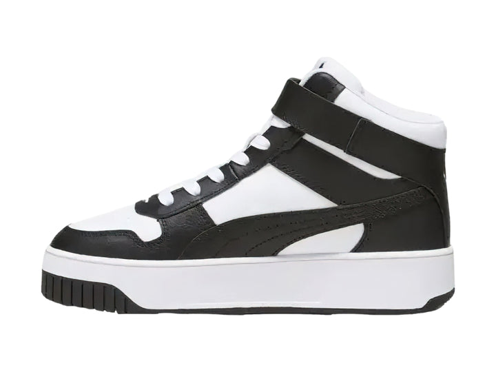 Tenis PUMA Carina Street Mid Blancos y Negros para Mujer