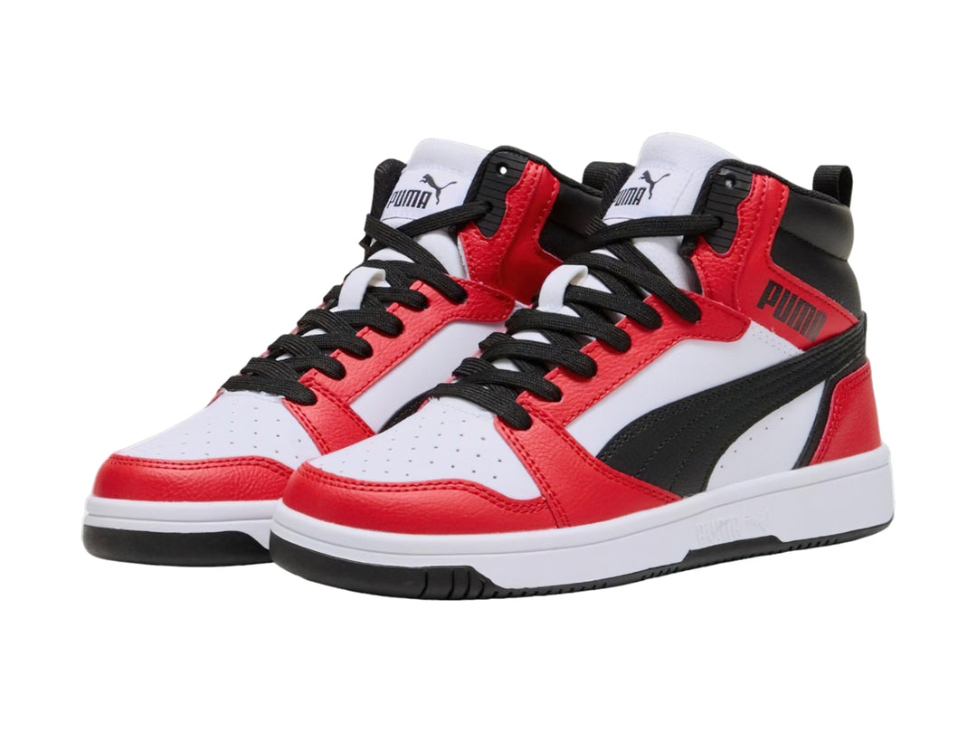 Tenis PUMA Rebound V6 Mid Multicolor para Nino