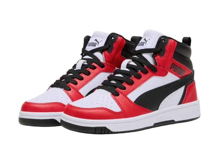 Tenis PUMA Rebound V6 Mid Multicolor para Nino