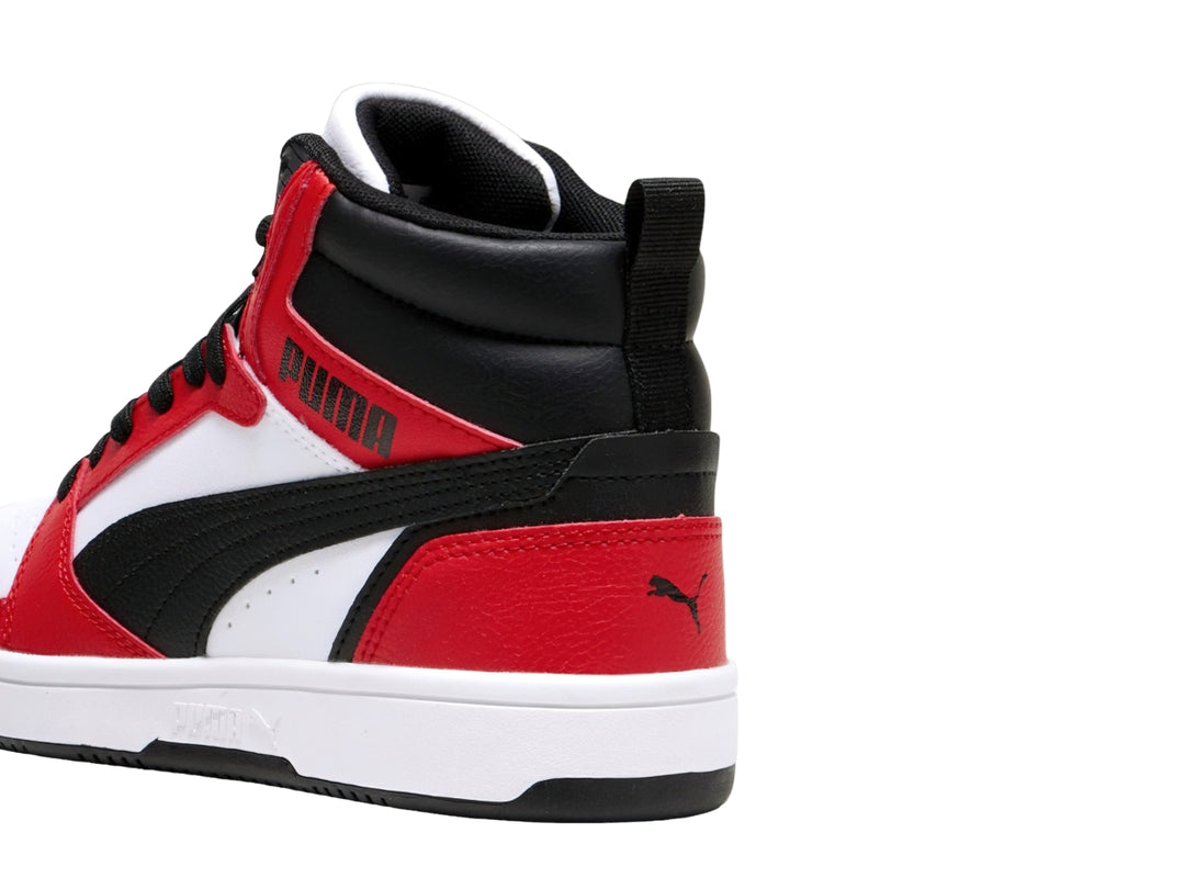 Tenis PUMA Rebound V6 Mid Multicolor para Nino