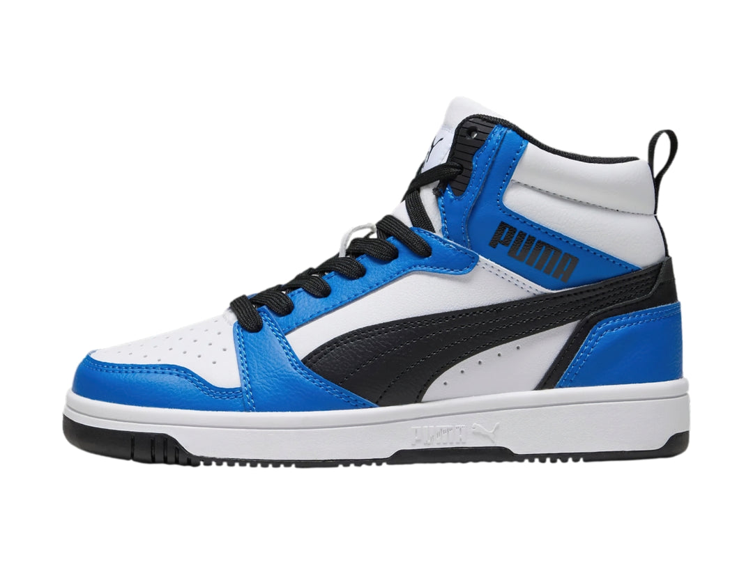 Tenis PUMA Rebound V6 Mid Multicolor para Nino