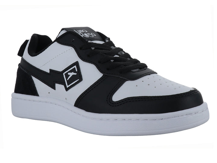 Tenis ANDRAX Panda Blanco y Negro para Mujer
