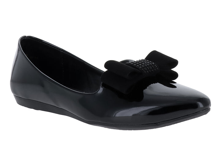 Zapatos Planos Mutante en Charol Negro para Mujer