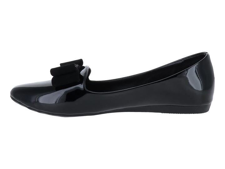Zapatos Planos Mutante en Charol Negro para Mujer