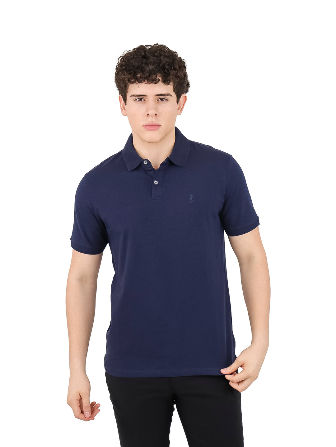 Playera Polo DKNY Azul Marino para Hombre