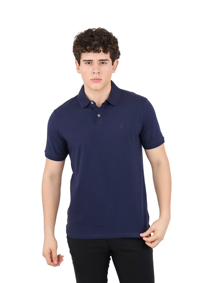 Playera Polo DKNY Azul Marino para Hombre