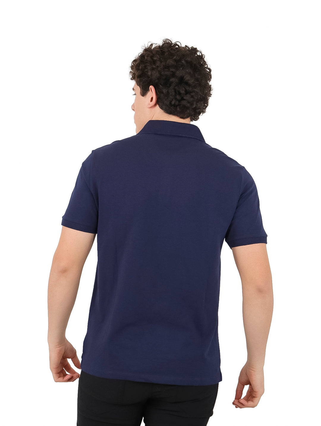 Playera Polo DKNY Azul Marino para Hombre