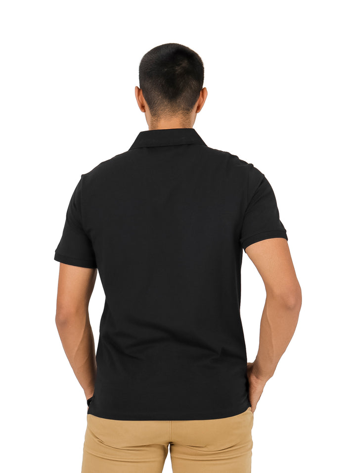 Playera Polo DKNY Essential Negro para Hombre