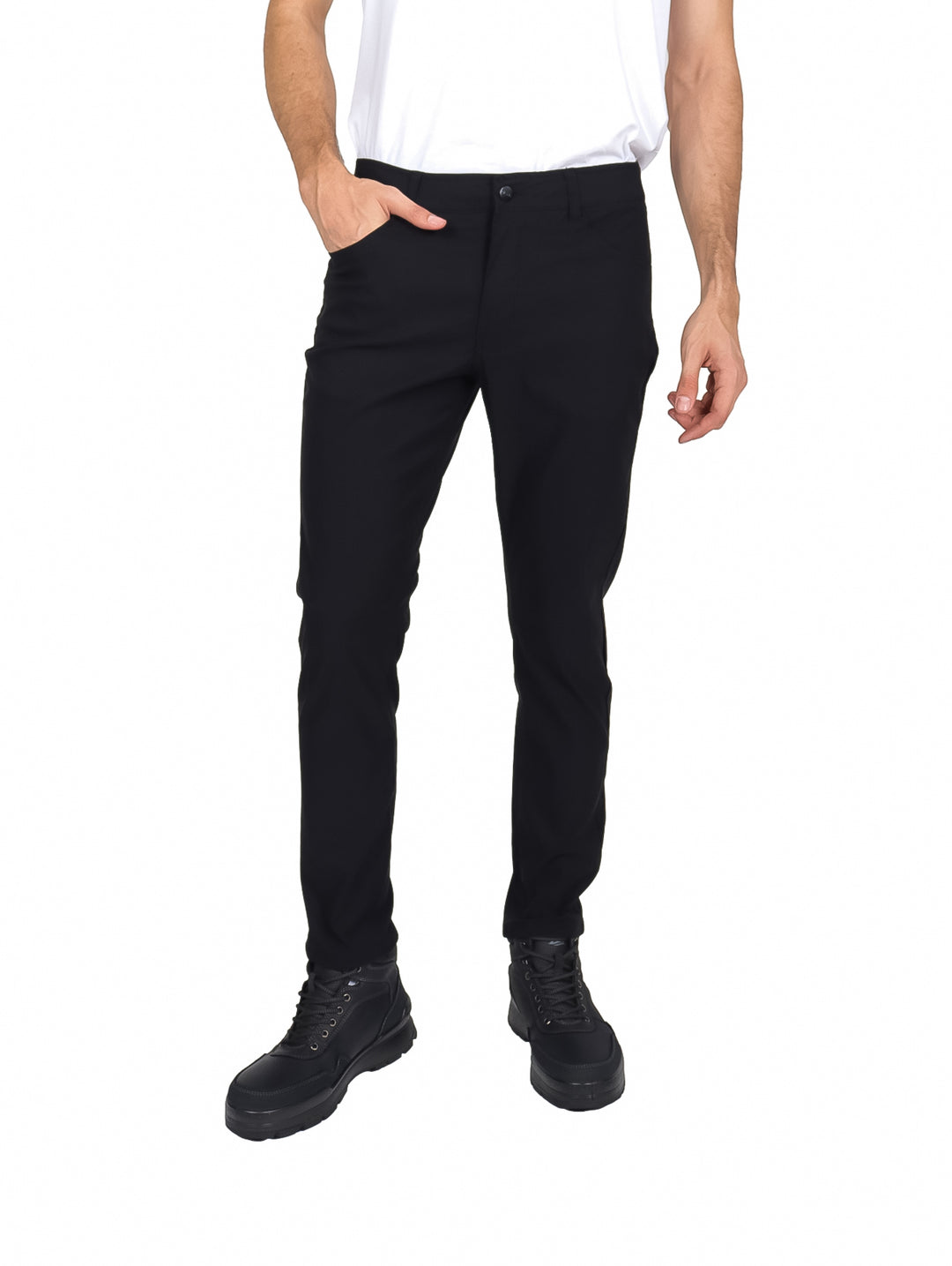 Pantalón de Gabardina DKNY Negro para Hombre