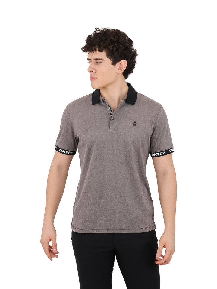 Playera Polo DKNY Gris para Hombre