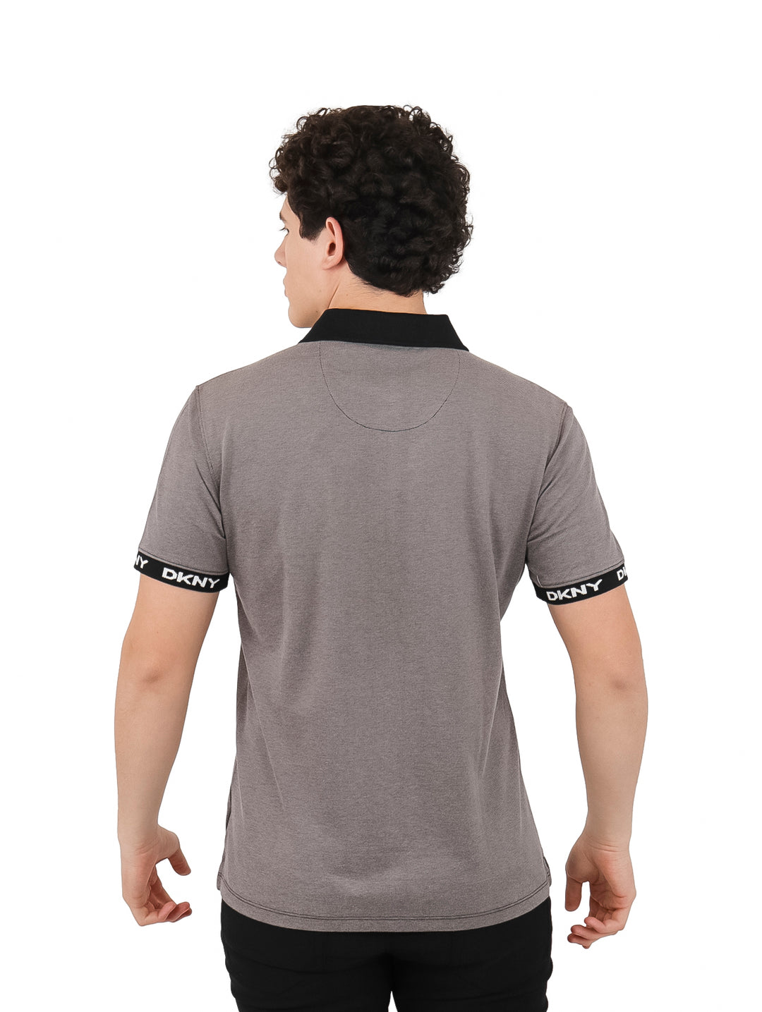 Playera Polo DKNY Gris para Hombre