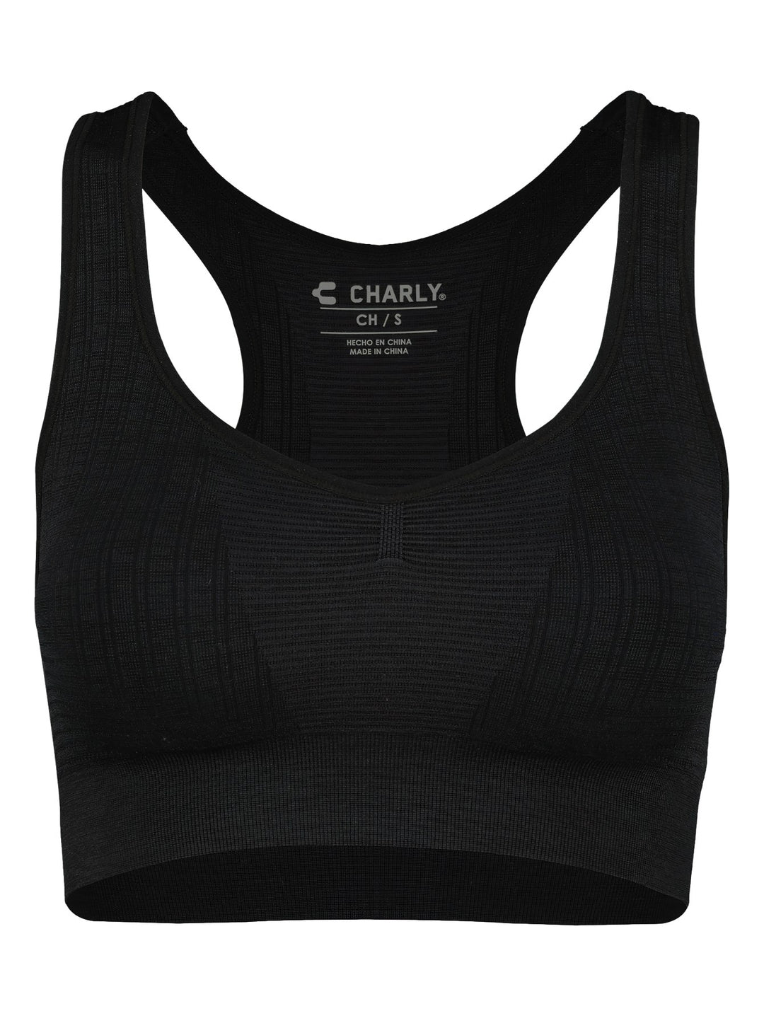 Top Deportivo Charly Negro para Mujer