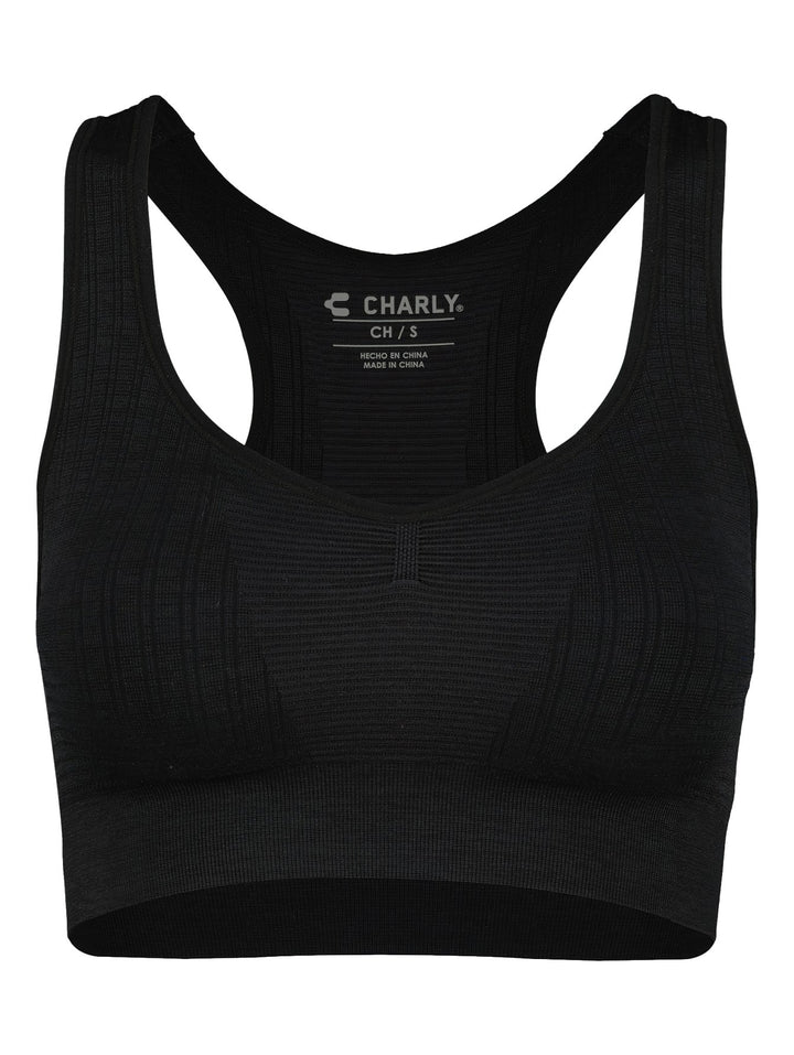 Top Deportivo Charly Negro para Mujer