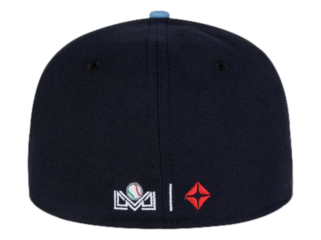 Gorra New Era Visera Plana Color Navy para Hombre