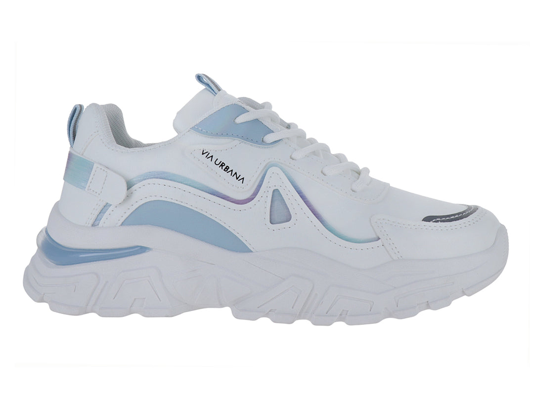 Tenis Via Urbana Blanco Azul para Mujer