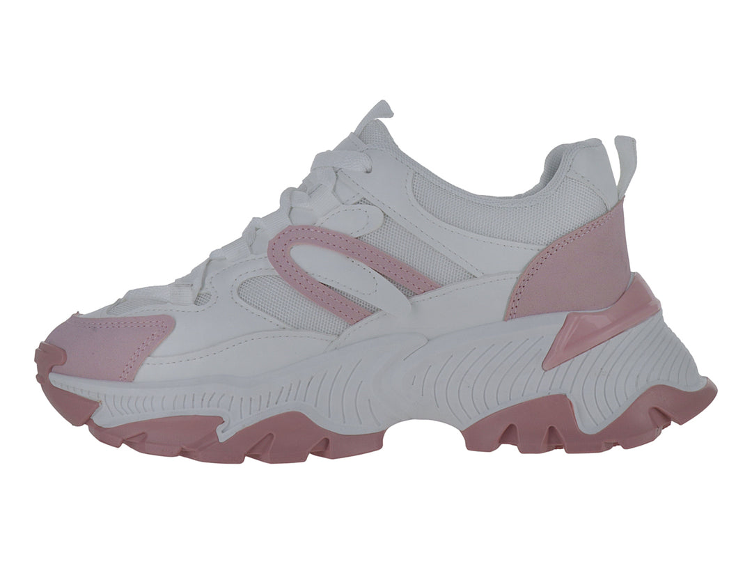 Tenis Via Urbana Blanco Rosa para Mujer