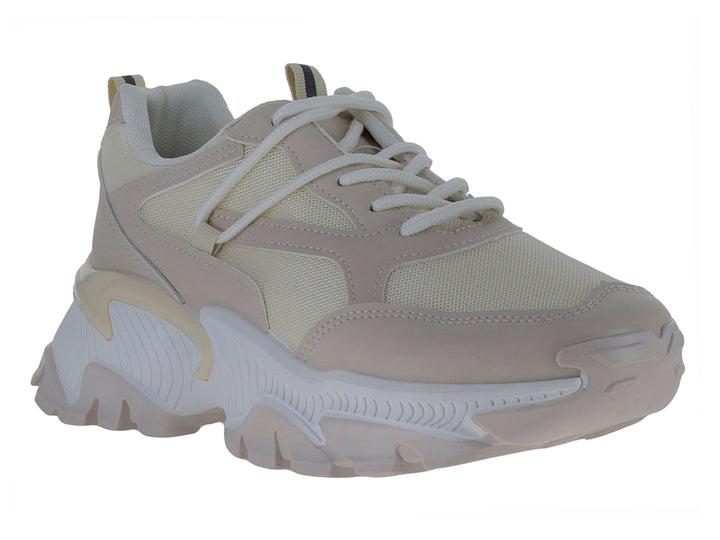 Tenis Via Urbana Beige para Mujer