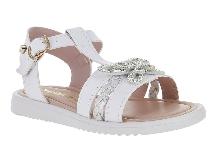 Sandalias Miroslava Blanco para Niña