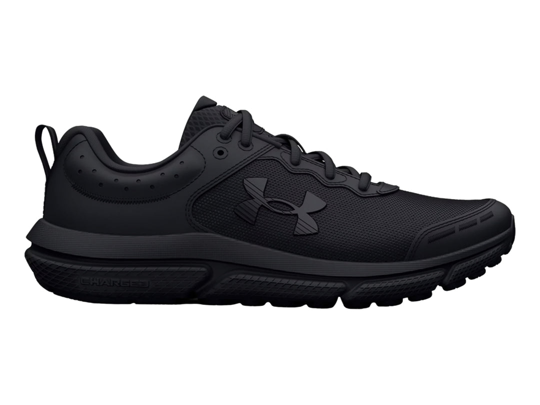 Tenis deportivos Under Armour Assert 10 en color negro total para niño.