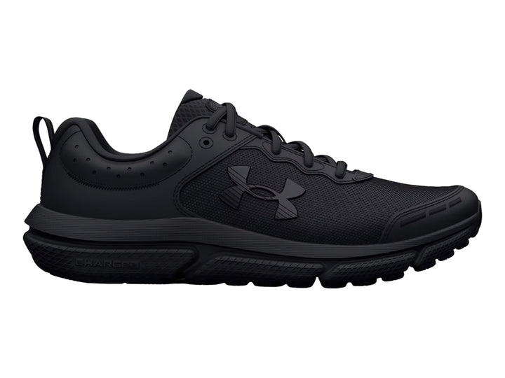 Tenis deportivos Under Armour Assert 10 en color negro total para niño.